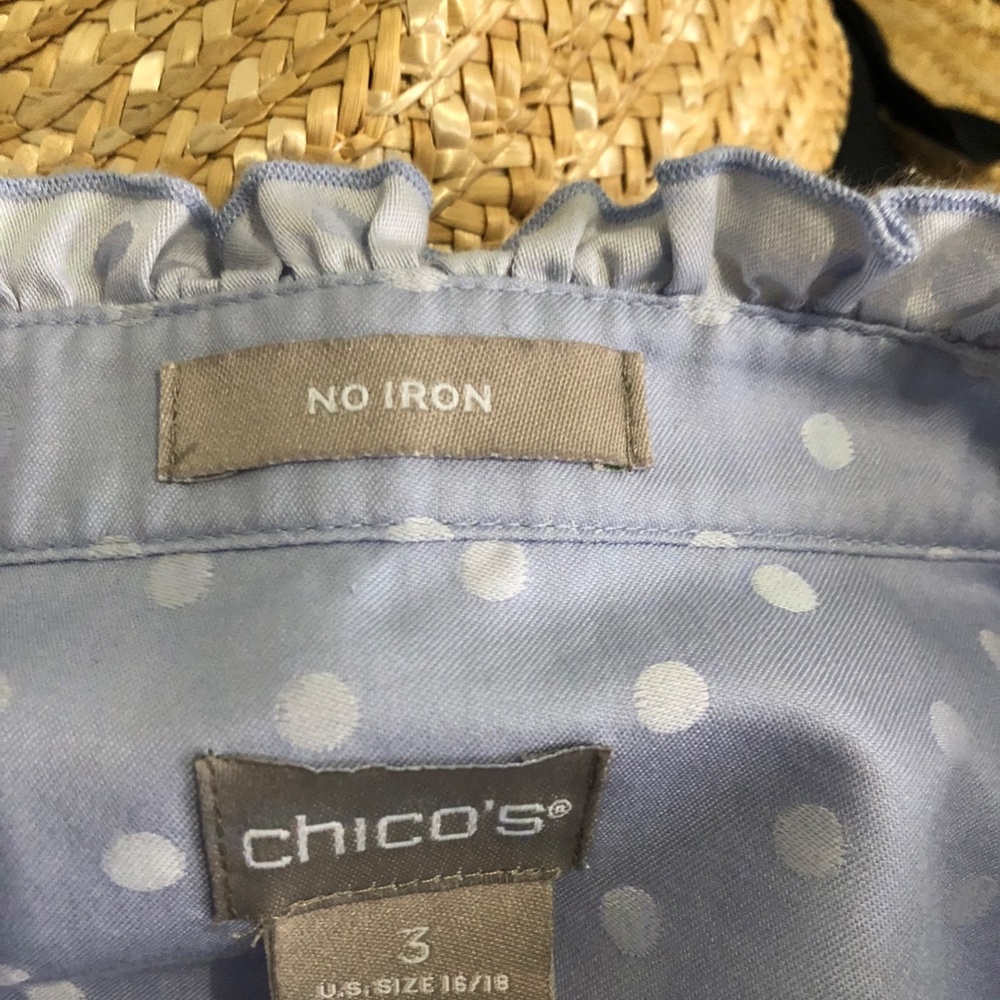 Chico’s lilac blouse,XL. - Picture 5 of 11